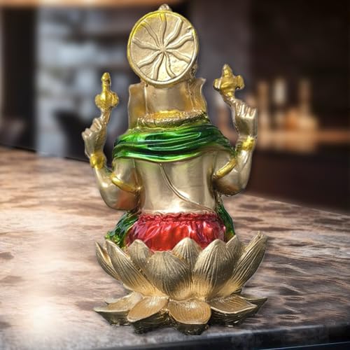 A&S Ventures Elegant Ganesha Idol Exquisite Ganesh Murti Statue For Home Dcor, Pooja Room, And Thoughtful Gifts Ganapati Idol Vi
