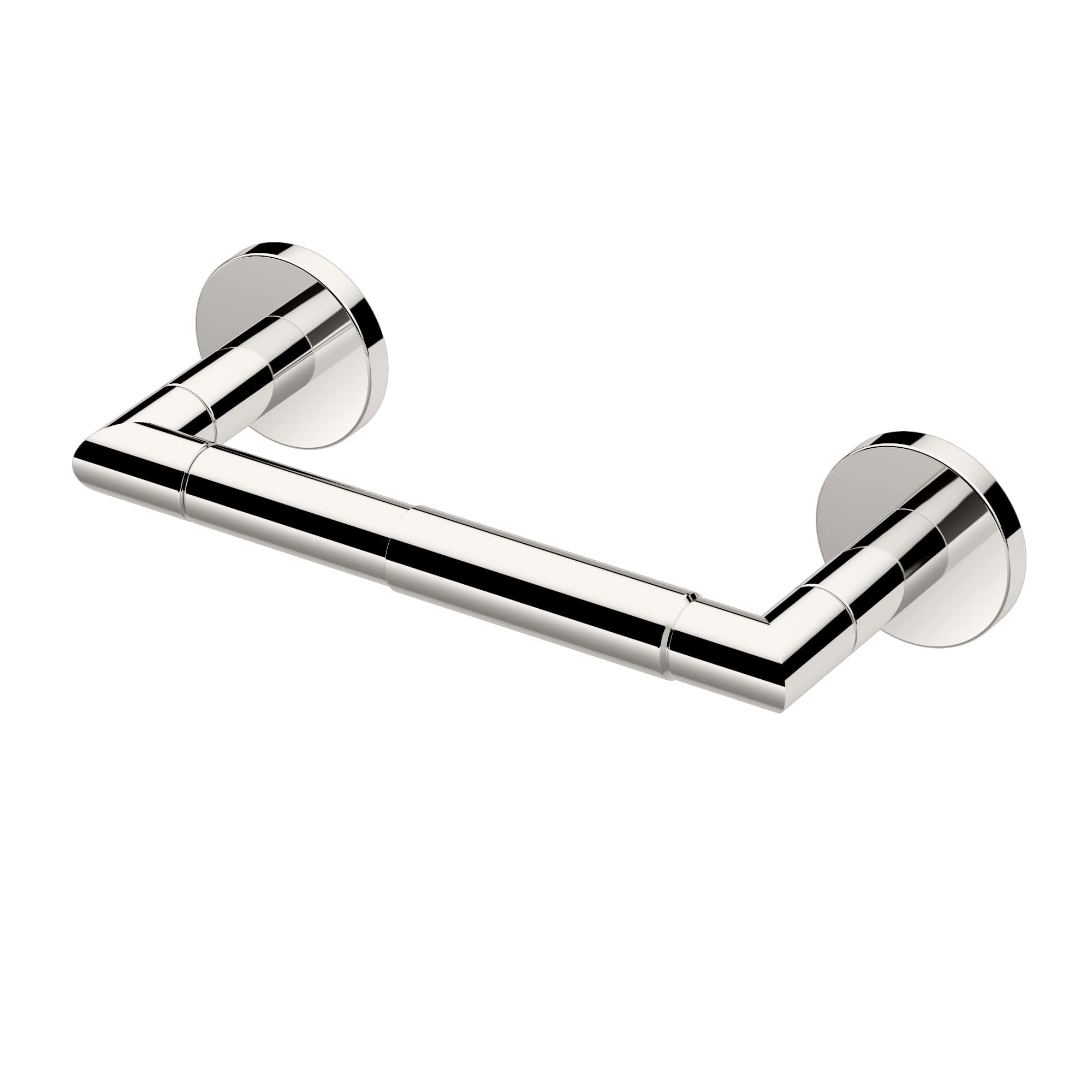 Gatco 4313B Glam Standard Toilet Paper Holder, Polished Nickel