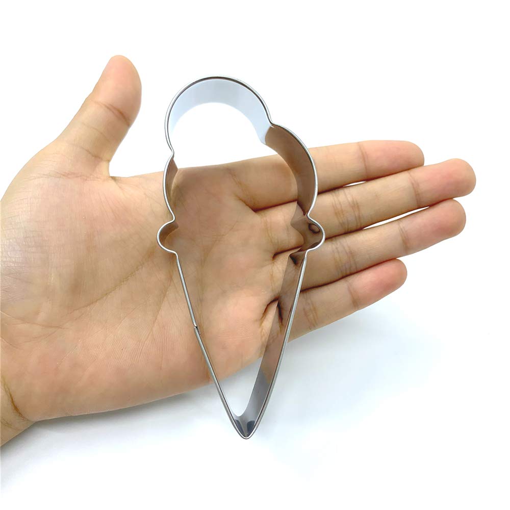 Liliao Ice Cream Cookie Cutter - 2 X 4.2 Inches - Stainless Steel