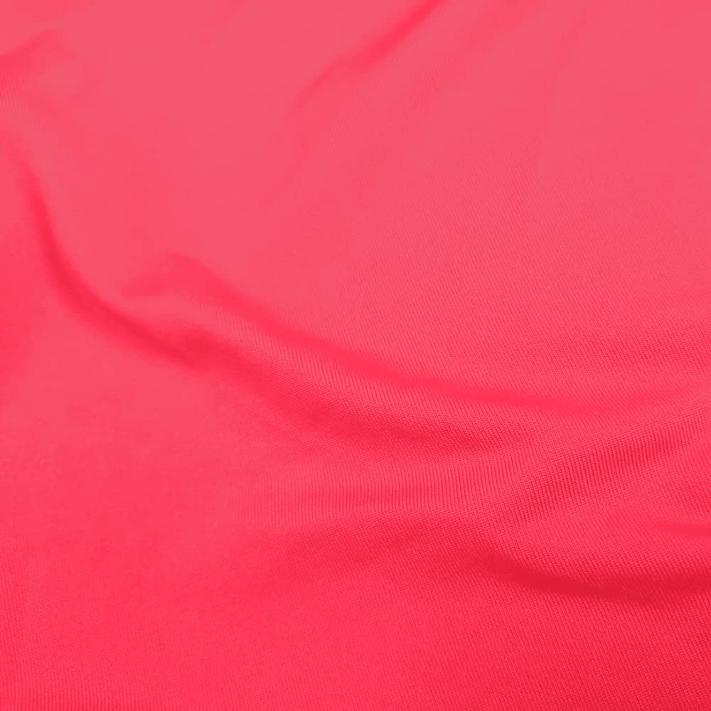 Gowinex 8Ft Fuchsia Stretch Spandex Table Cover Tablecloth For Rectangular Fitted Folding Table