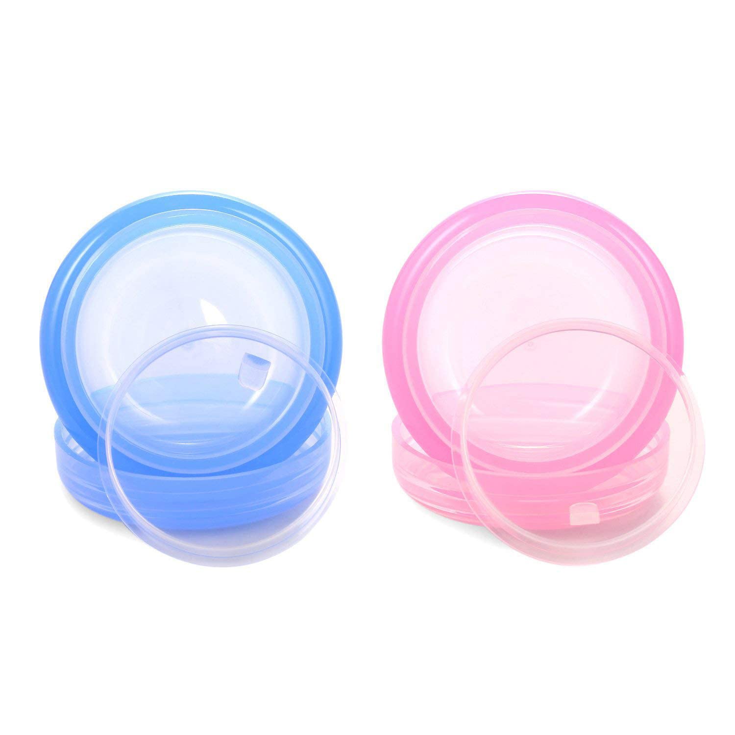 Veaide Travel Accessories Toiletry Containers, 1 Oz Plastic Little Jars For Creams, Compact Travel Size Containers With Leak Pro