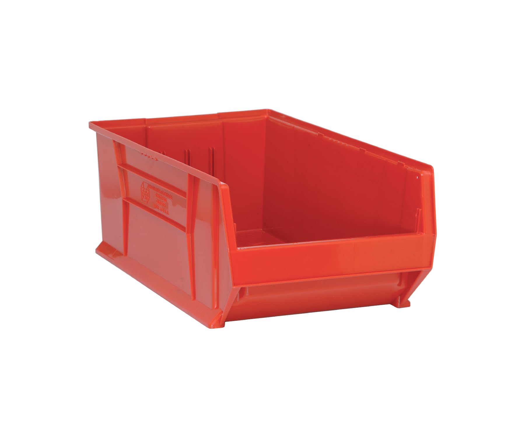 Hulk 30 Container, 29-7/8L X 18-1/4W X 12H, Stackable, Polypropylene, Red, Made In Usa