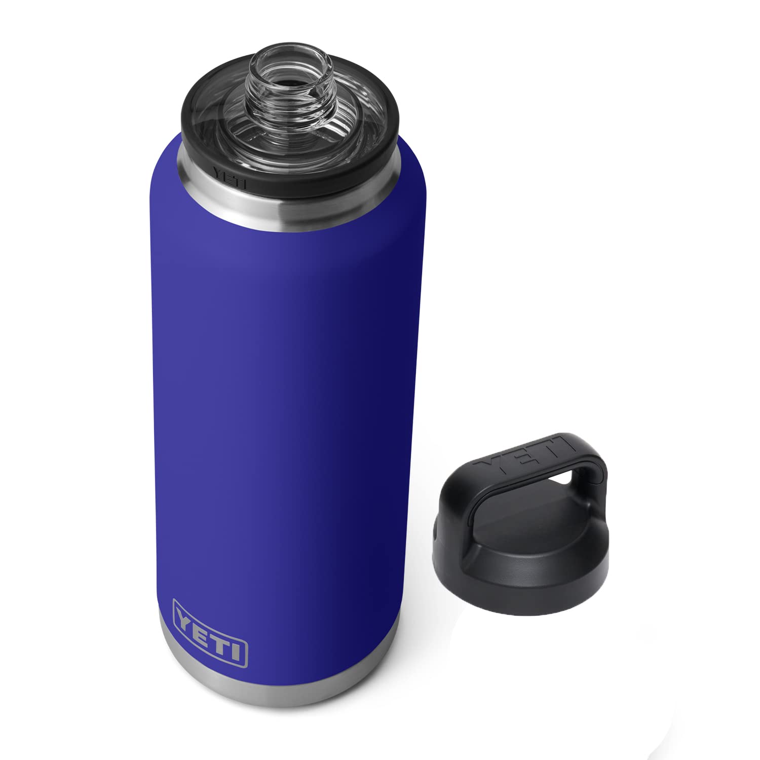 YETI Rambler 46 oz Bottle Retired Color, Vacuum Insulated, Stainless Steel with Chug Cap, Offshore Blue