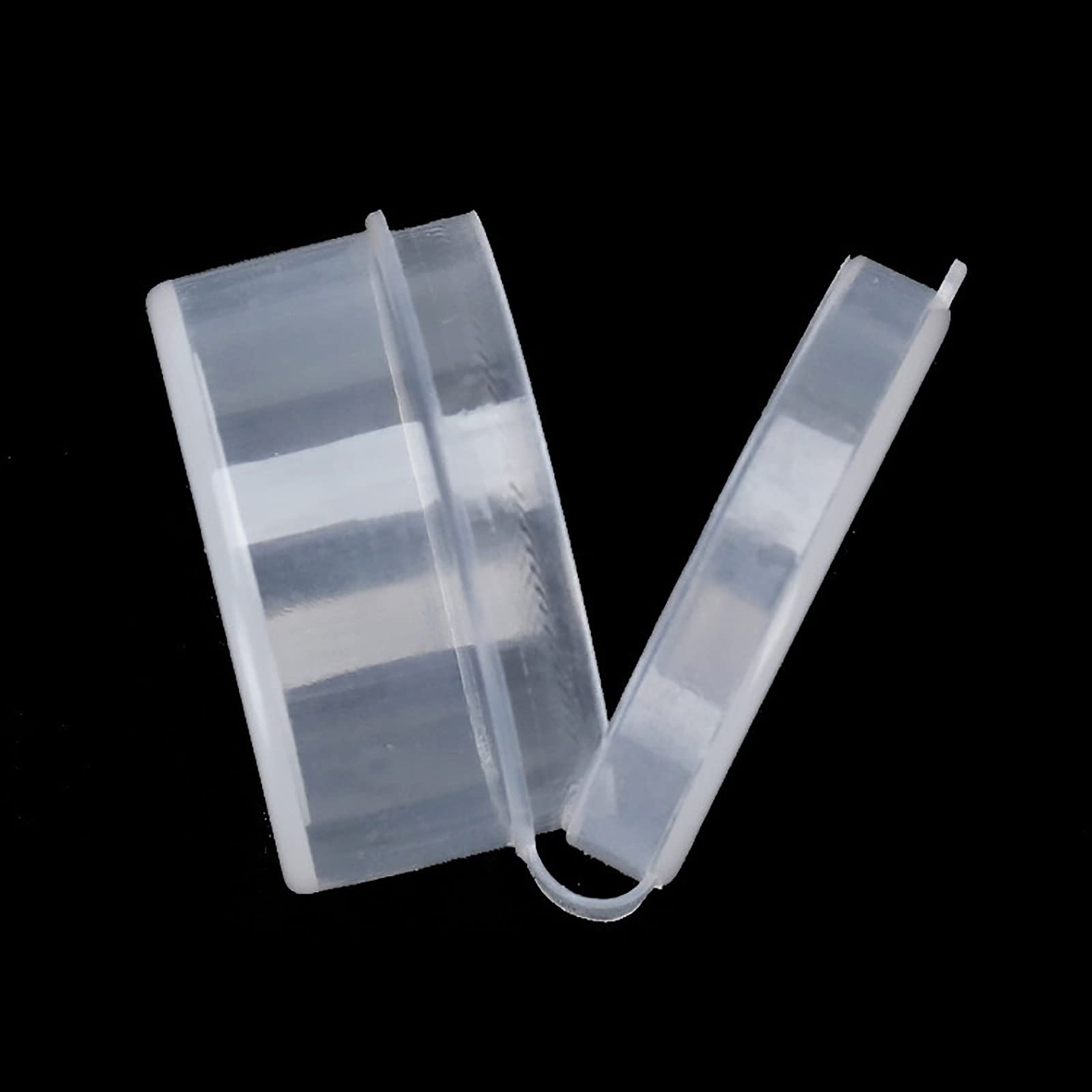 Zfyoung 50 Pcs Plastic Cosmetic Jar 5G/5Ml Clear Case With Snap Lids Portable,Travel Storage Cosmetic Samples Beauty Products Mi