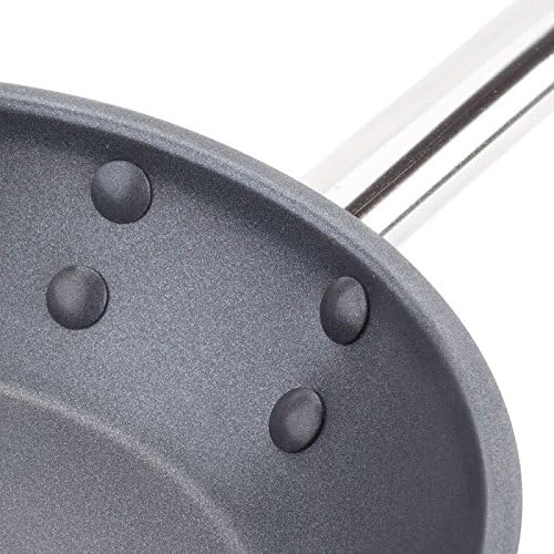 Royal Industries Nonstick Fry Pan 8'', Induction Pan Nonstick Frying Skillet Wok Stir Fry Pan Stainless Steel Egg Pan, Riveted-O