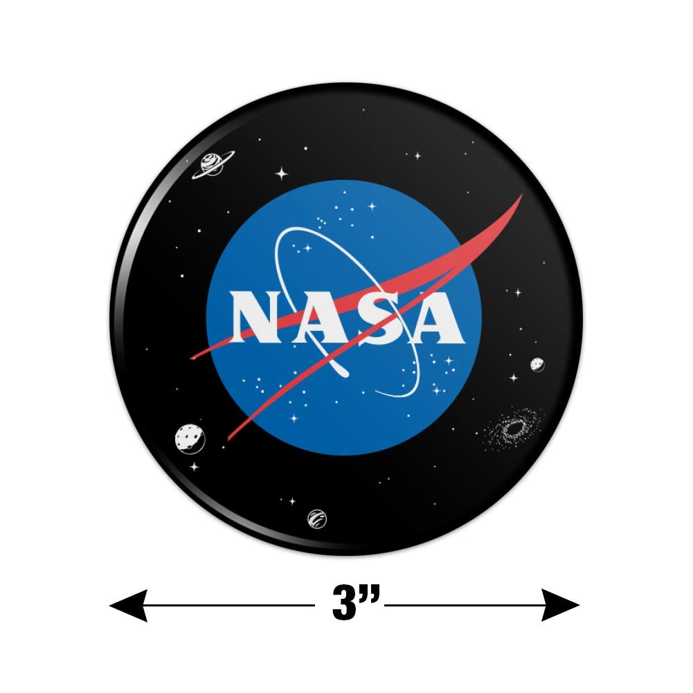 Nasa Official Meatball Logo Kitchen Refrigerator Locker Button Magnet