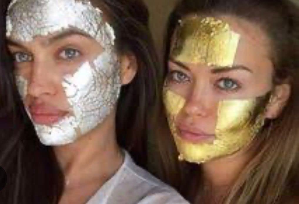 Golden Star Waraq Company Chandi Vark/Edible Silver Leaf Jumbo Sized 4X6 Inch Sheet/German Finest Silver Leaves for Sweets/Face