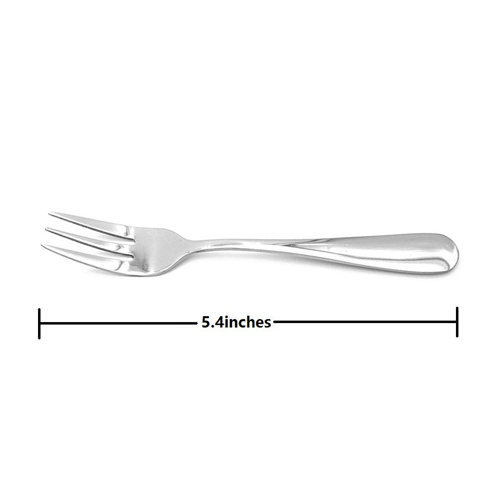 Stainless Steel Forks, Salad Forks, Dessert Forks, Appetizer Forks (4Pcs)