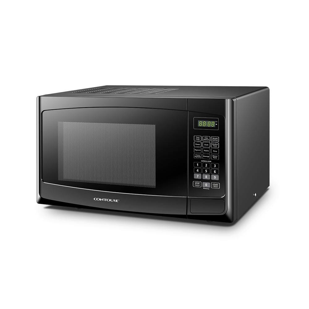 Contoure Rv Built-In Microwave Oven | Perfect Rv Replacement | 900W Power, 10 Power Levels | Easy-Clean Interior | Led Display |