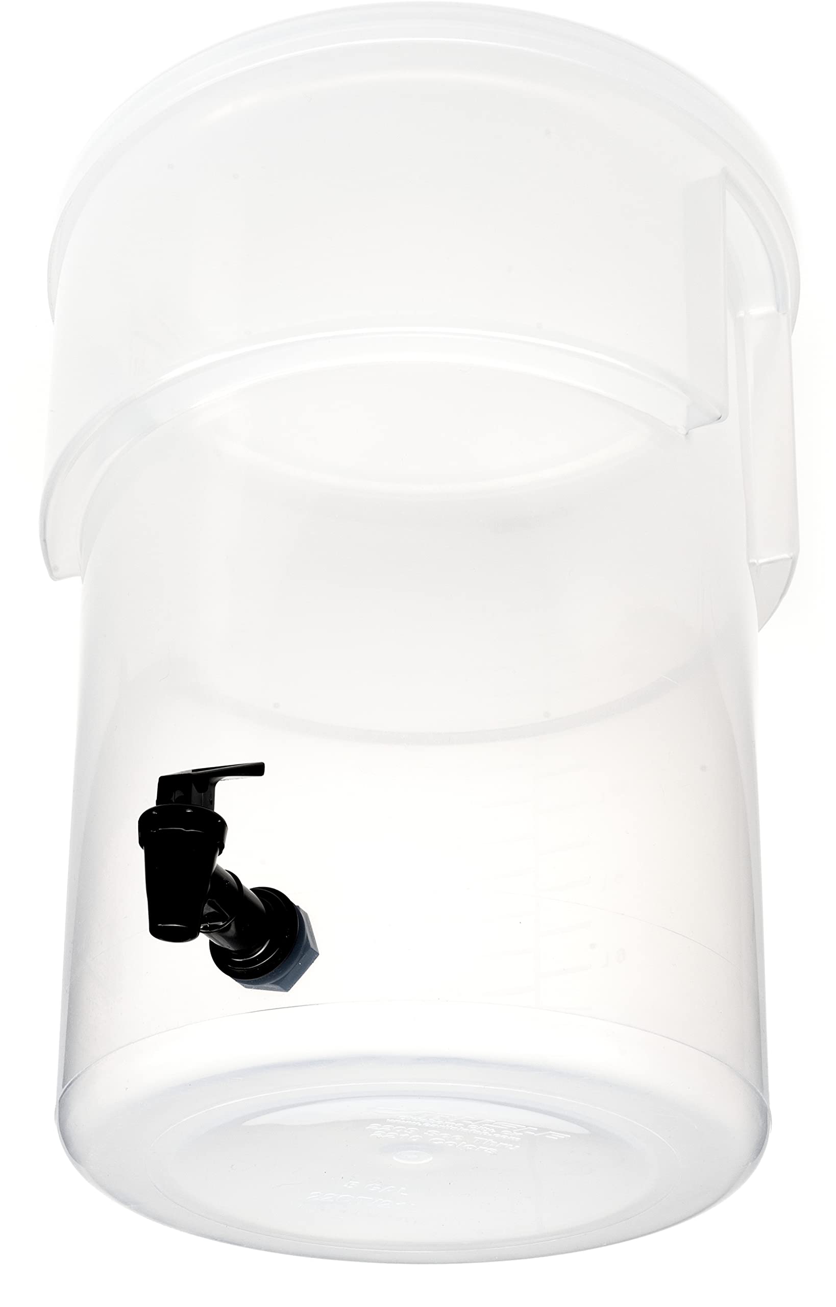 Carlisle FoodService Products Plastic Round Beverage Dispenser  5 Gallons  Translucent