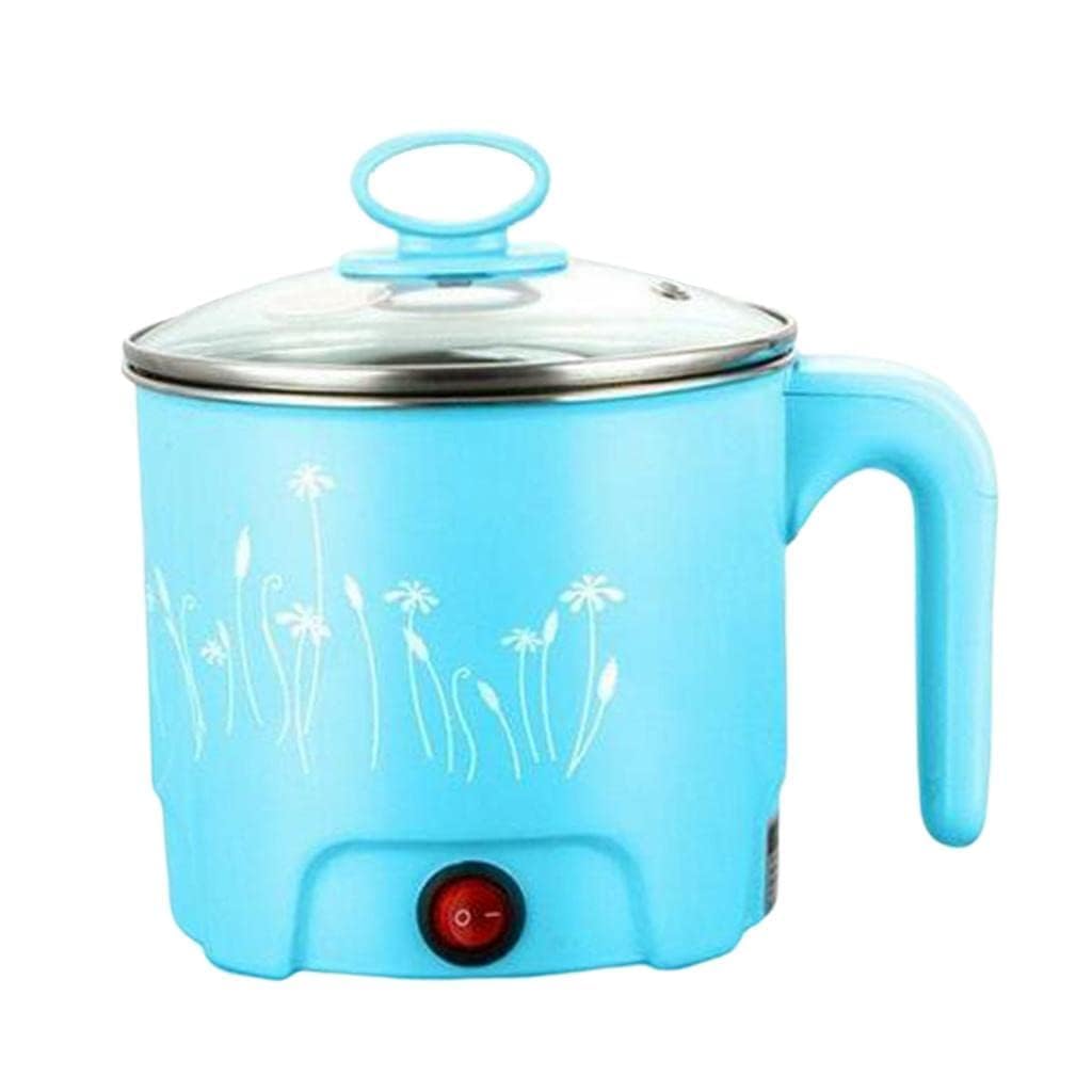 Electric Mini Cooking Pot With Glass Lid & Handle, Multi-Purpose Portable Electric Kettle For Boiling Noodles Soup Milk Tea Eggs