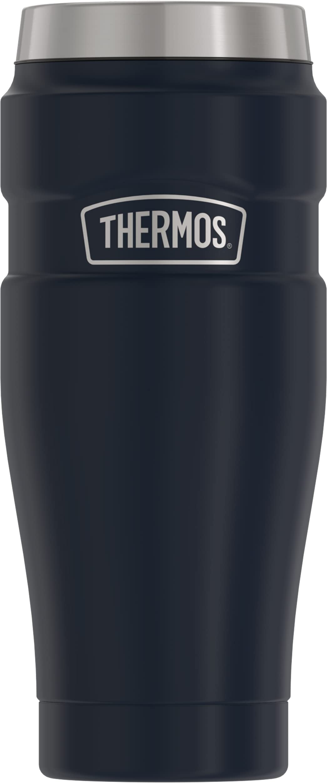 Thermos Stainless King Vacuum-Insulated Travel Tumbler, 16 Ounce, Midnight Blue