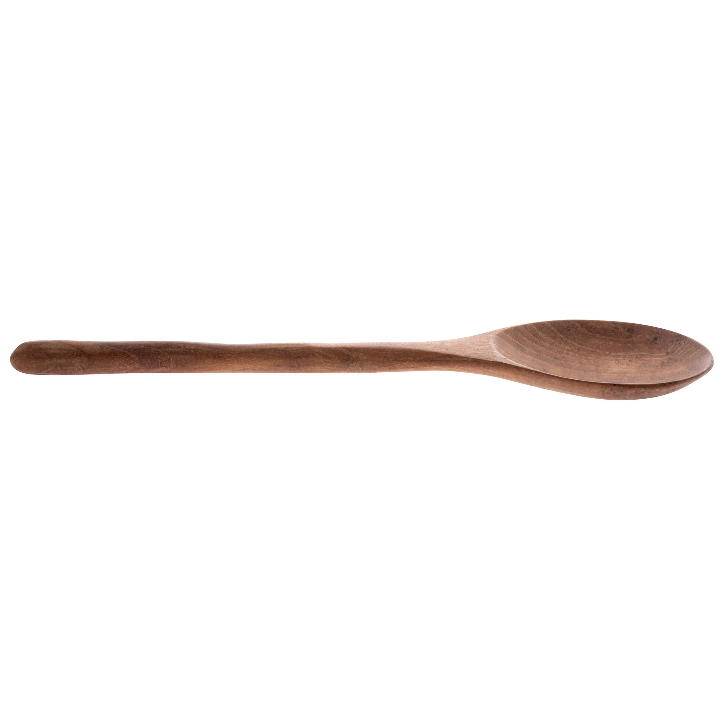 Karma Stirring And Mixing Spoons Set - Small Wooden Spoons - Natural Ladle - Teak Wood - Qty 1