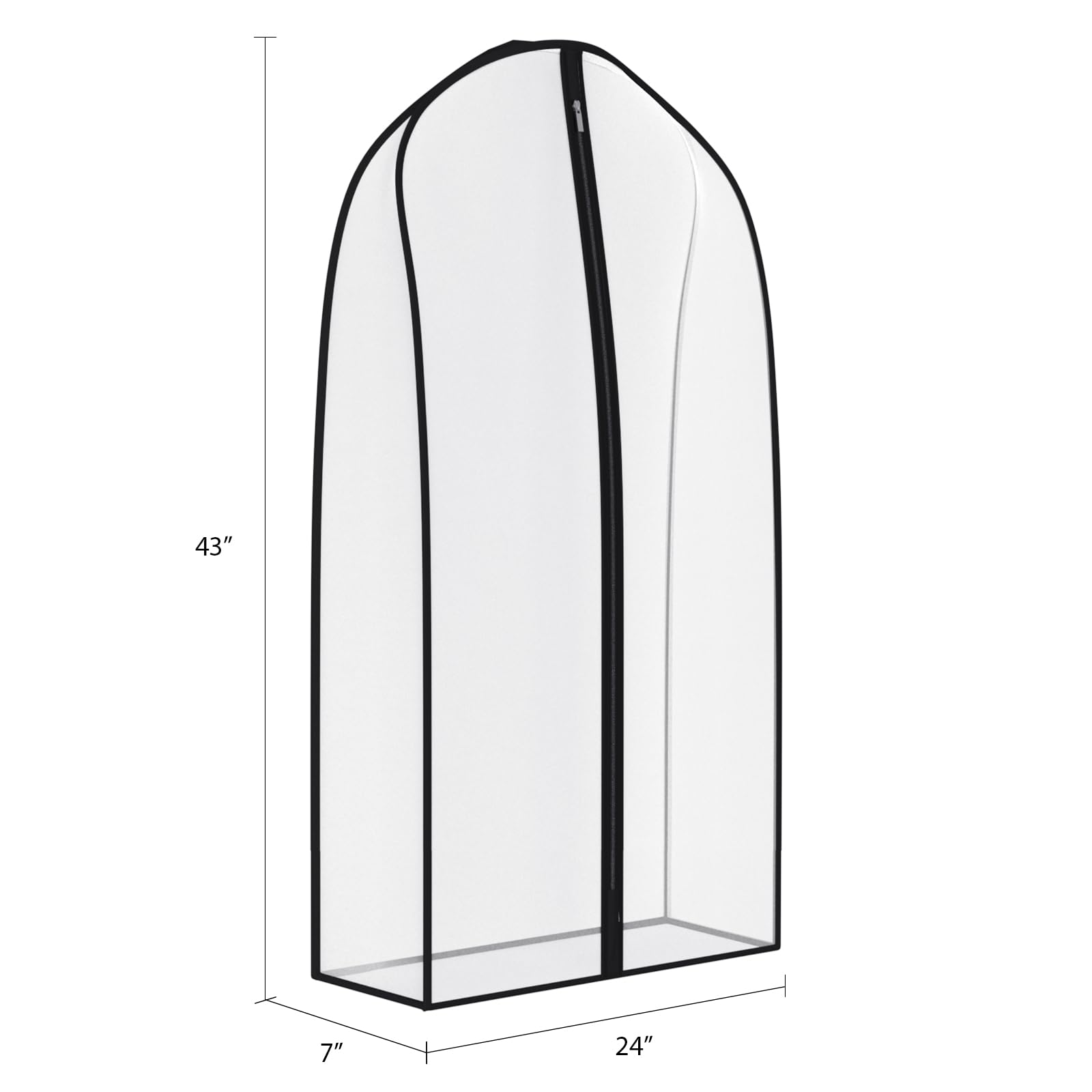 Zilink Breathable Garment Bags For Leather Coat 43    Suit Bags For Closet Storage Silky Suit Dust Covers For Hanging Clothes Wi