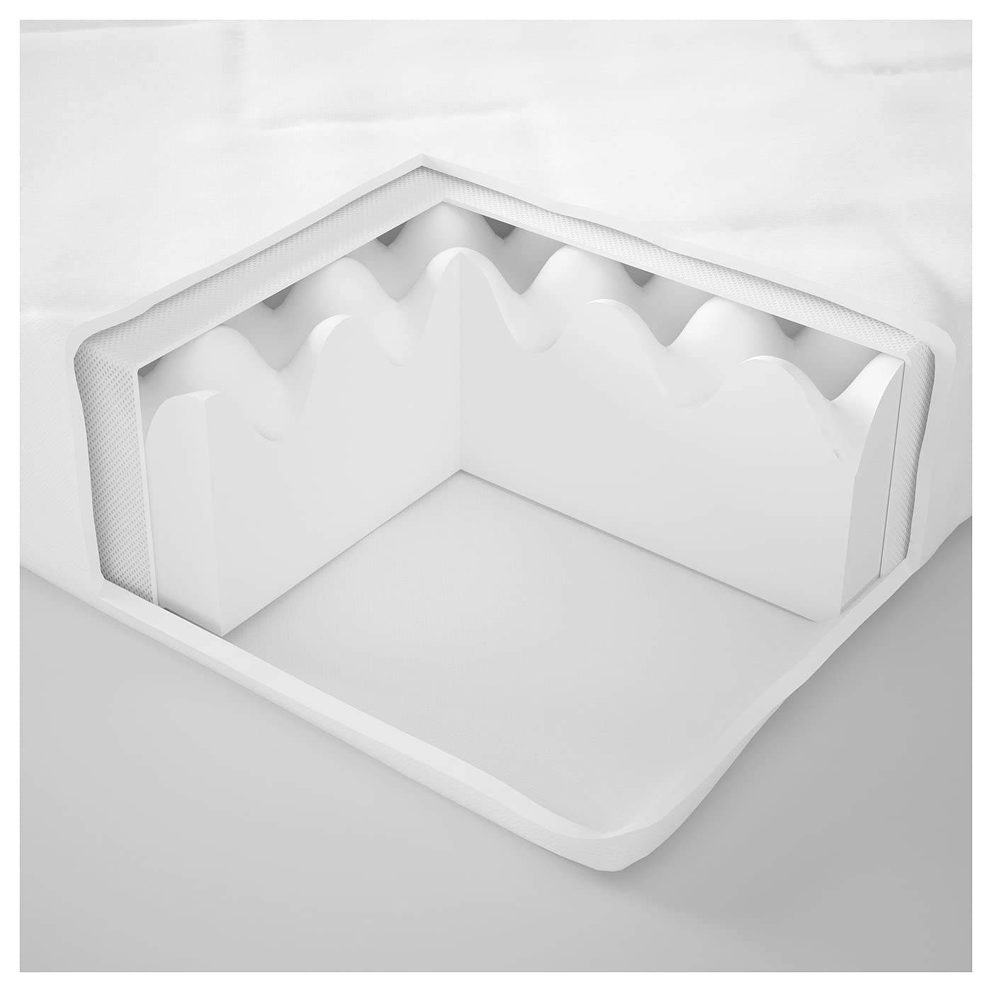 Ikea Underlig Foam Mattress For Junior Bed, White