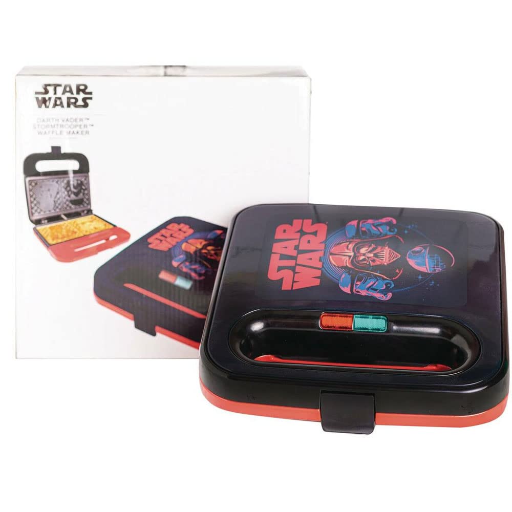 Uncanny Brands Star Wars Waffle Maker - Darth Vader & Stormtrooper Waffles - Dark Side Kitchen Appliance