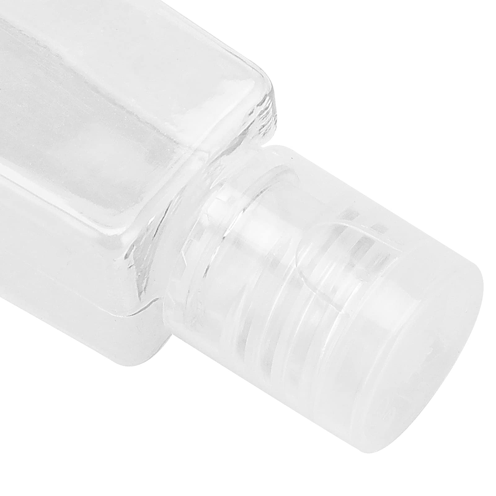 Sinjeun 120 Pieces 1Oz/30Ml Clear Plastic Empty Bottles With Flip Cap, Empty Squeeze Bottles, Mini Pet Clear Refillable Travel C