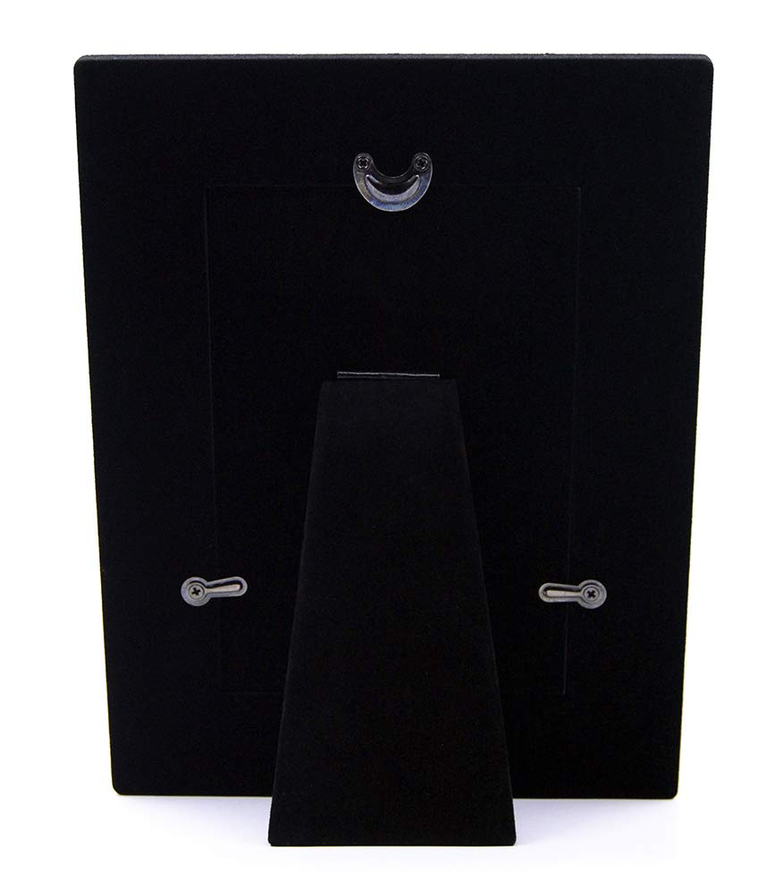 Haysom Interiors Beautiful Two Tone Silver Plated Engagement 4 x 6 Picture Frame with Black Velvet | Unique and Thoughtful Gift