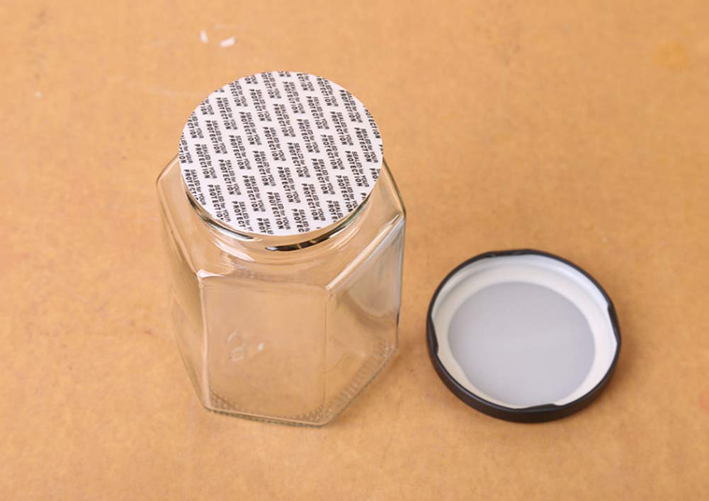 Happyupcity 100Pcs Seal Pressure Foam Self Adhesive Gasket Leak Proof Lid Lining Cap Sealing Silm Waterproof Membrane For Cosmet