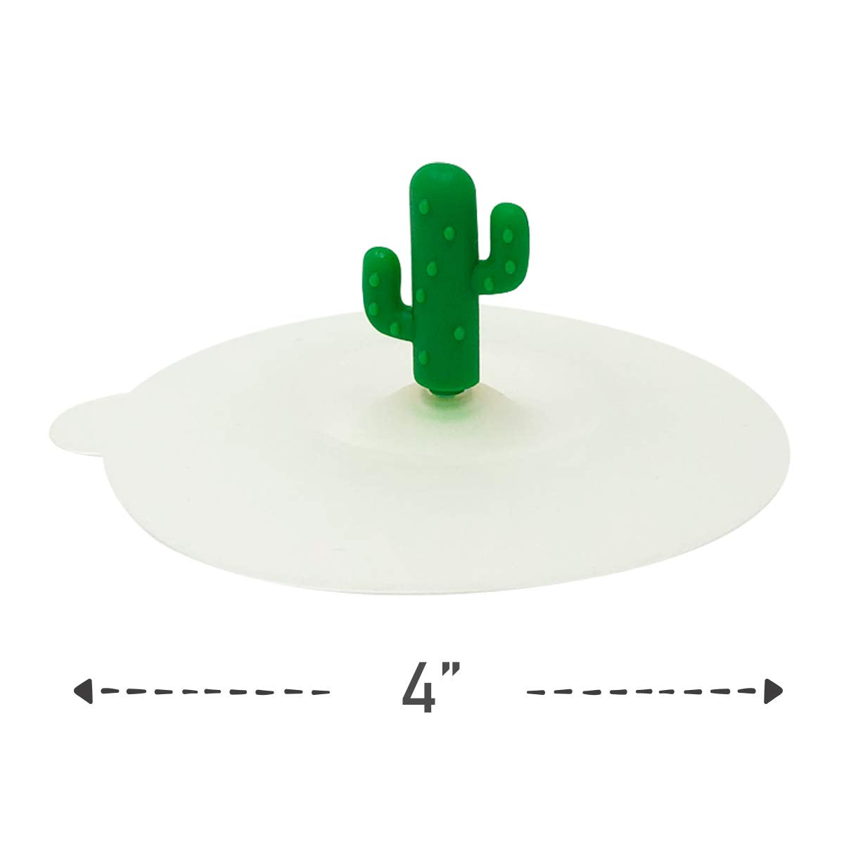 Allydrew Silicone Cup Lids, Anti-Dust Leak-Proof Coffee Mug Covers For Hot And Cold Drinks (Set Of 6), Desert Plants