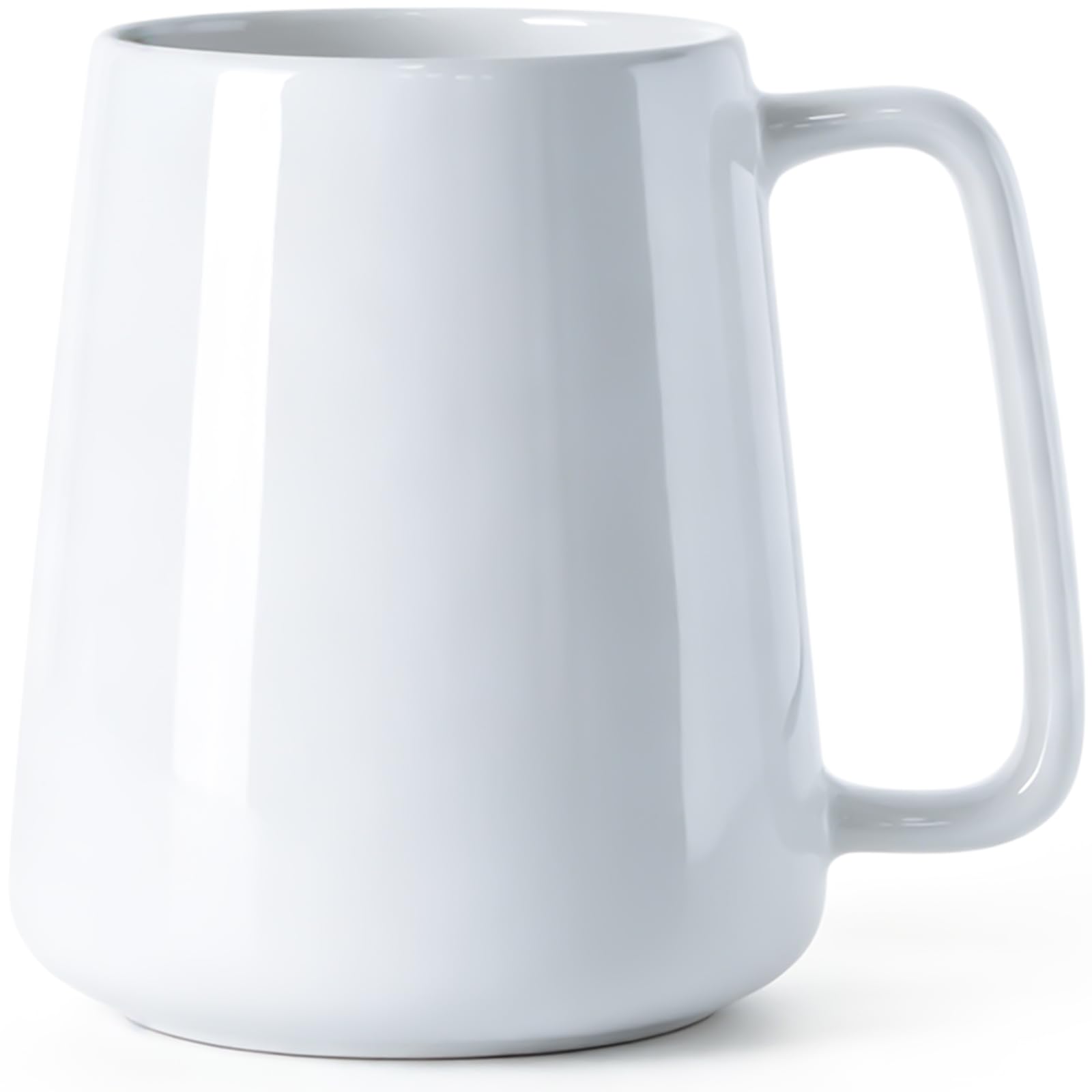 SHOWFULL 24 oz Extra Large Coffee Mug, Oversize Ceramic Mugs, White