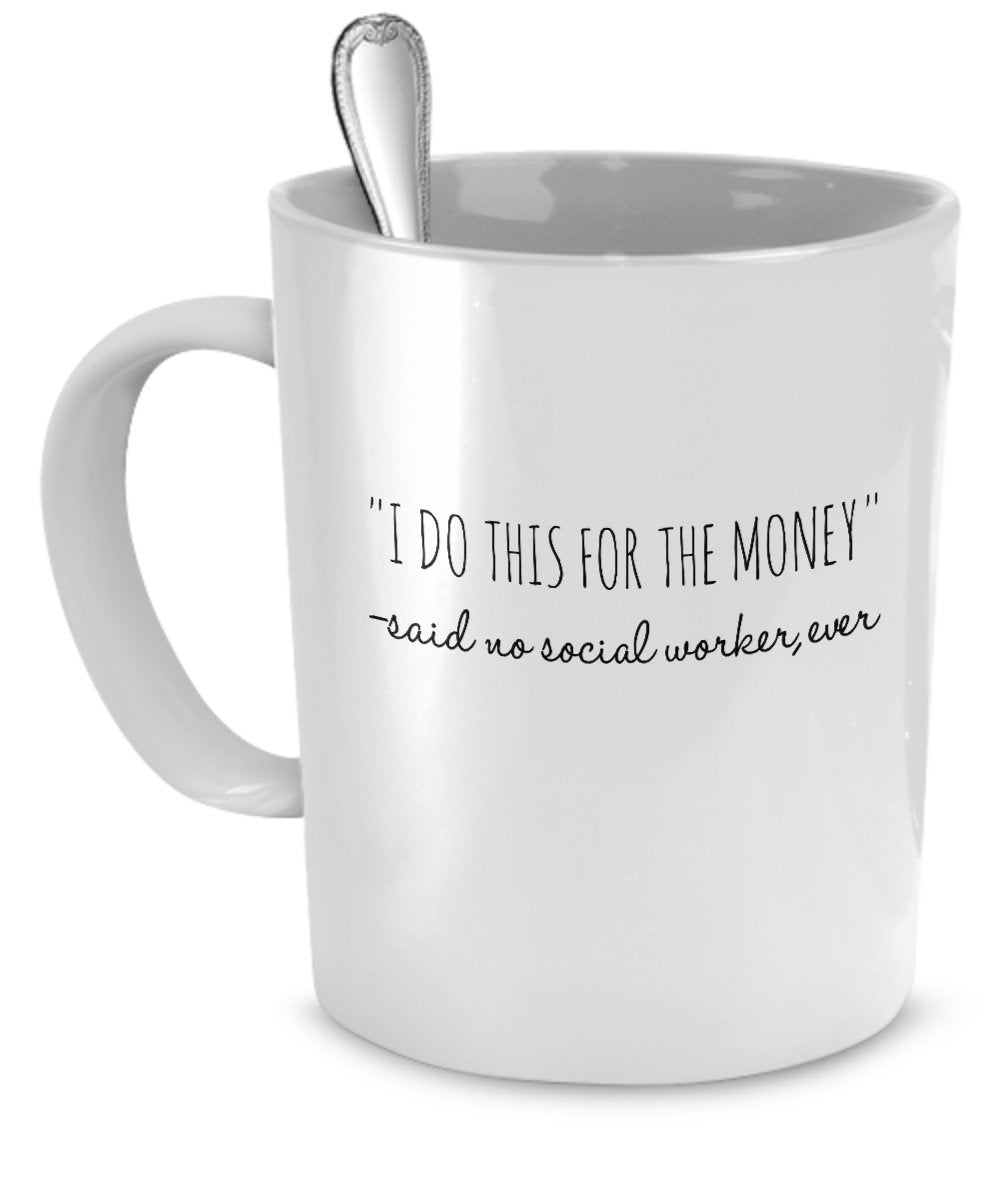 SpreadPassion - Social Worker Coffee Mug - Ceramic Hot Cocoa Coffee Mug - Best Gift Idea on Christmas, Anniversary, and Birthday