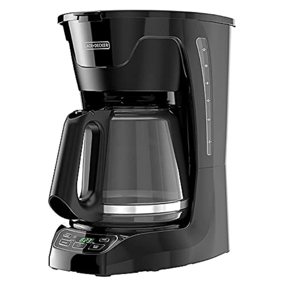 Black+Decker 12-Cup* Programmable Coffeemaker, Black