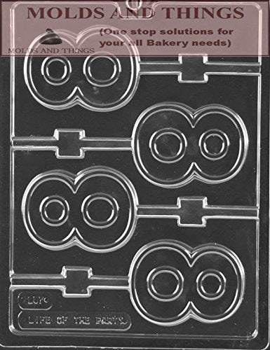 Number 8Th Birthday Chocolate Candy Mold #8 Number Eight 8 Numbers And Letters Chocolate Candy Mold With Copywrited Molding Inst