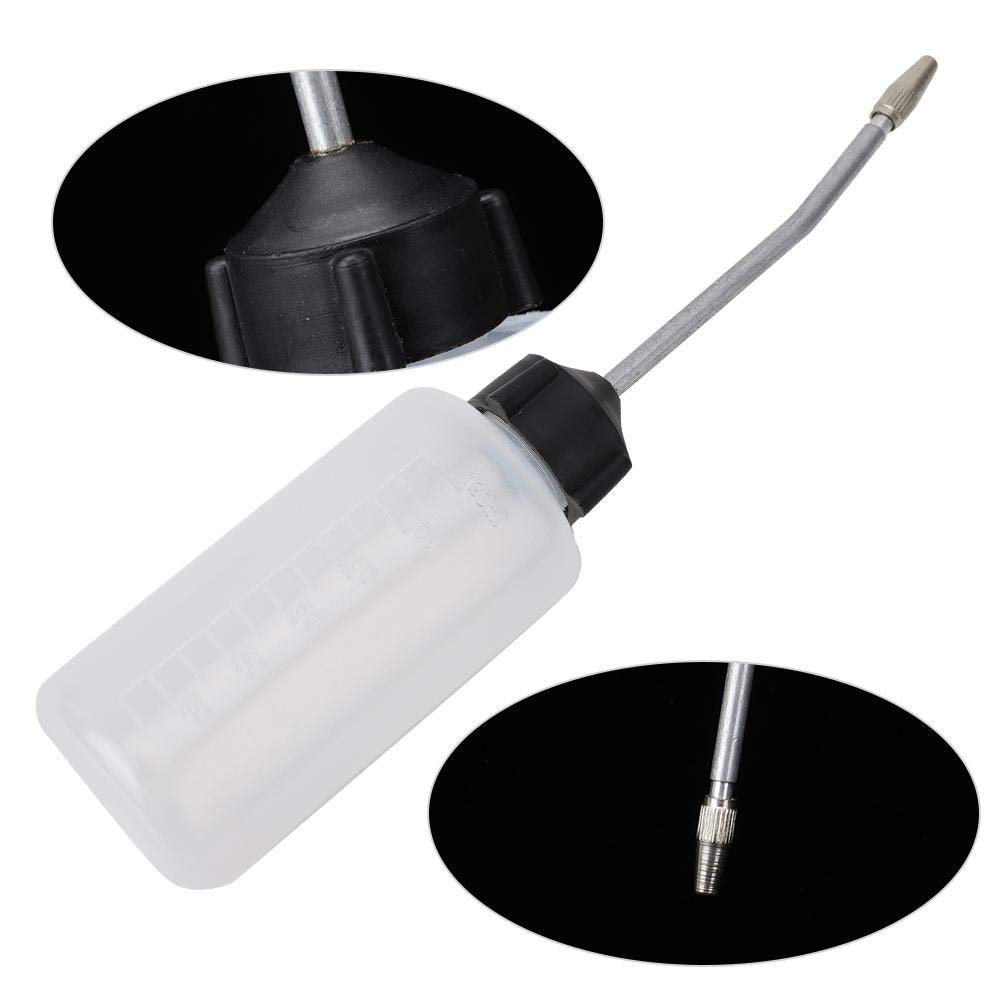 Heepdd 5Pcs Sewing Machine Oil Dispenser 120Ml Lengthened Nut Tip Oil Bottle