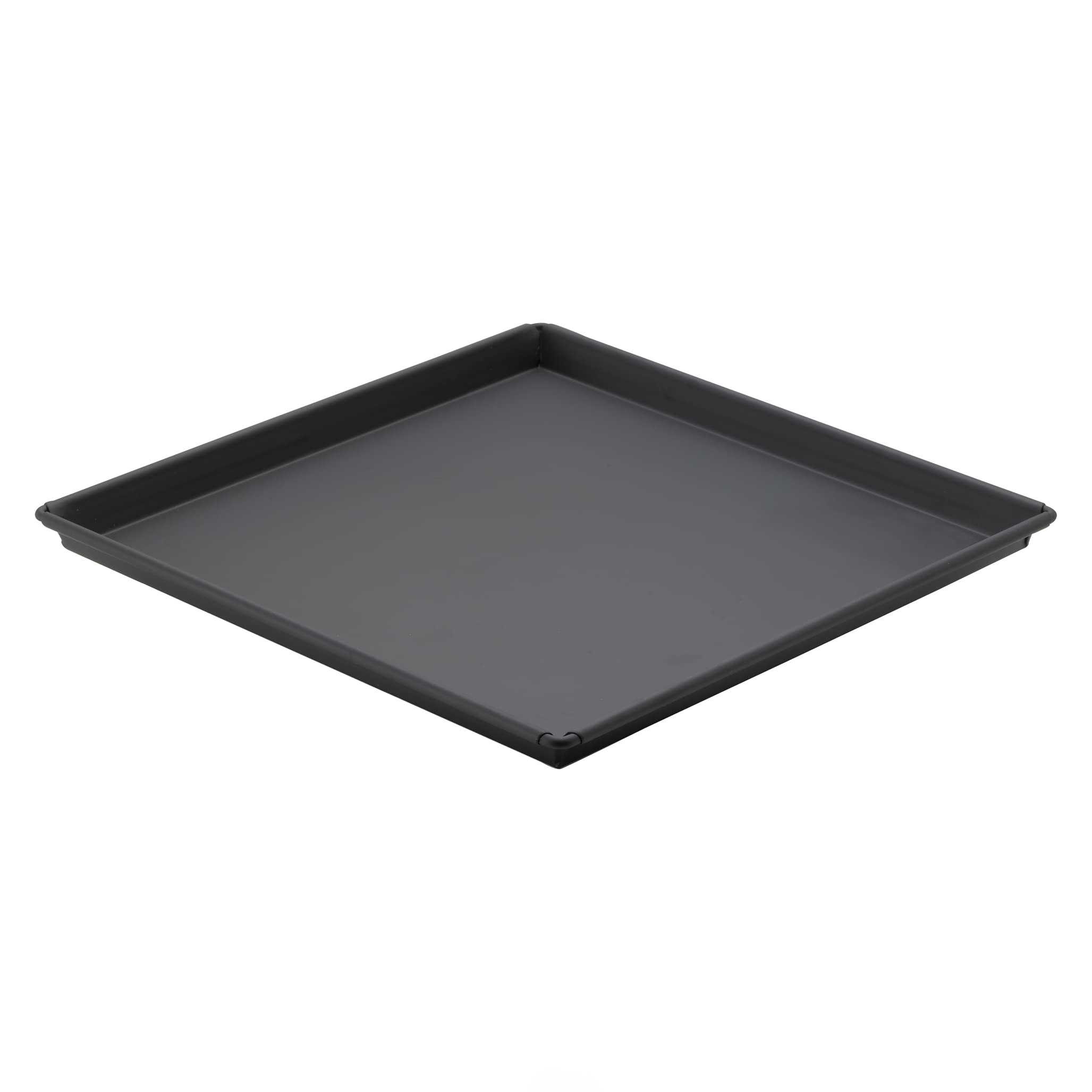 Winco Sicilian Pizza Pans, 16Inch by 16Inch,Stainless Steel,Medium
