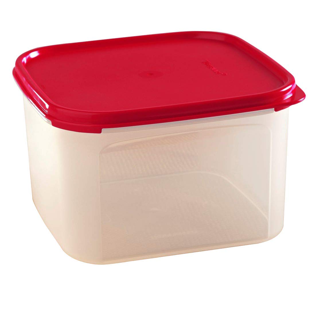 Tupperware Plastic Container 2600Ml, 1 Pc, Red, BlueGreen