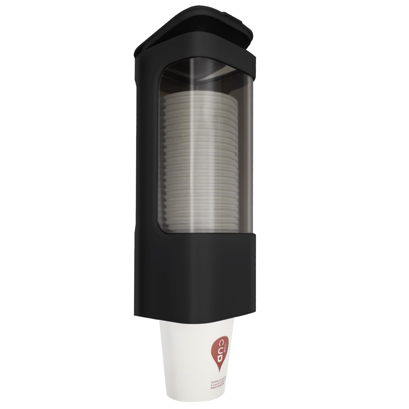 Eofjruc Wall Mount Paper Cup Dispenser, Pull Type Cup Holder Fit 3Oz - 5Oz Disposable Small Cups, Bathroom Cup Dispenser For Hom