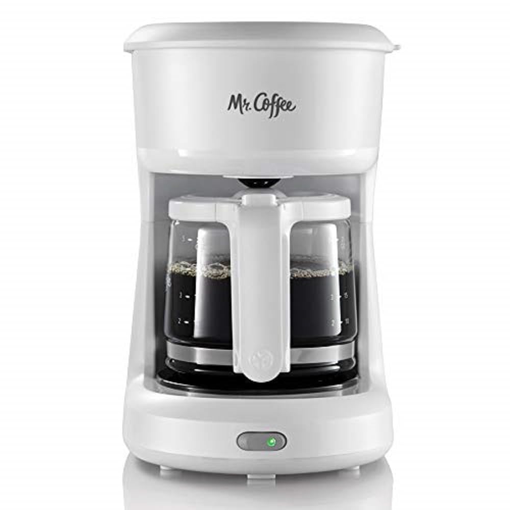 Mr. Coffee 2134286  5Cup Mini Brew Switch Coffee Maker, White