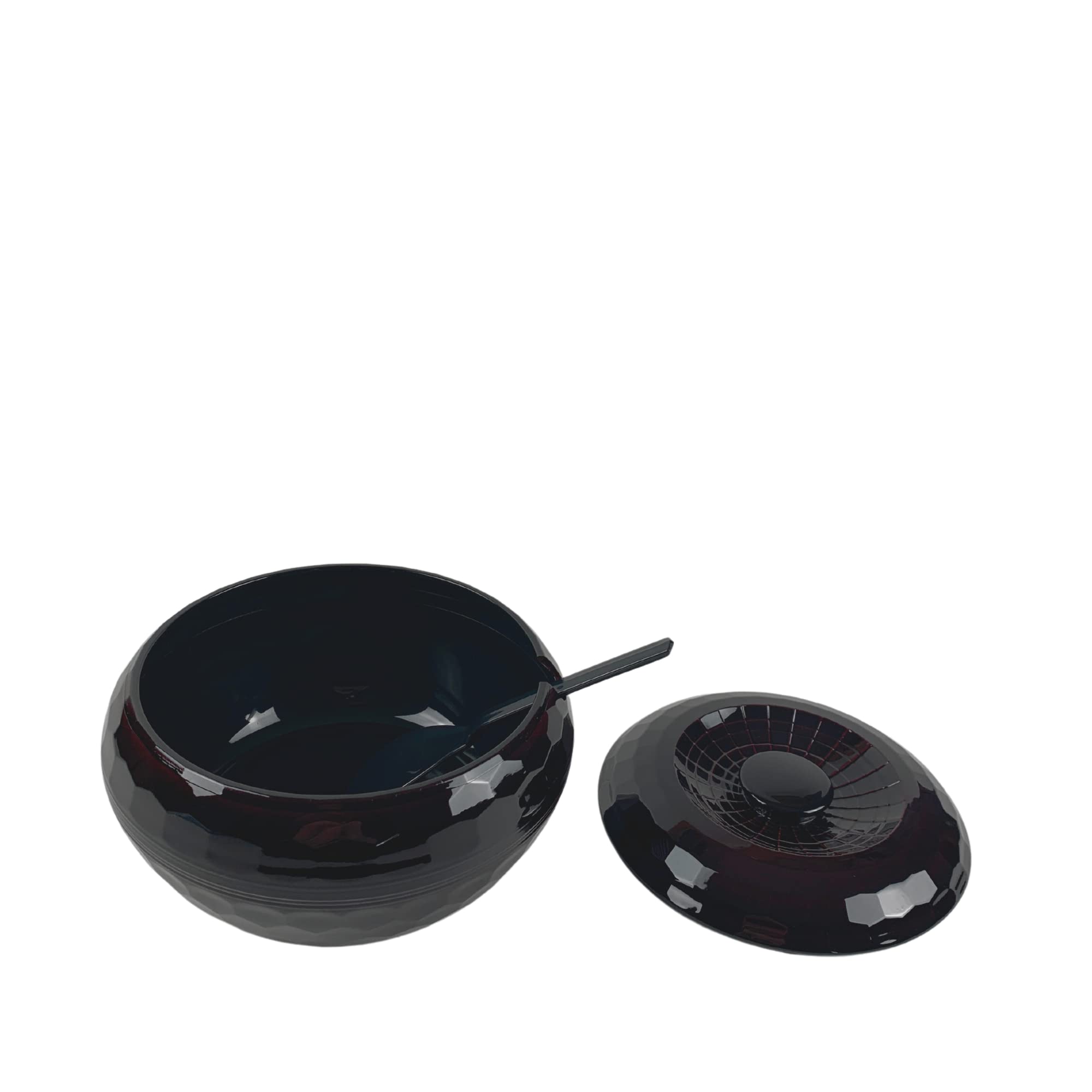 Japanbargain 2073, Rice Serving Bowl With Lid And Rice Paddle Scoop Japanese Ohitsu Chinese Asian Restaurant Rice Container, Sma