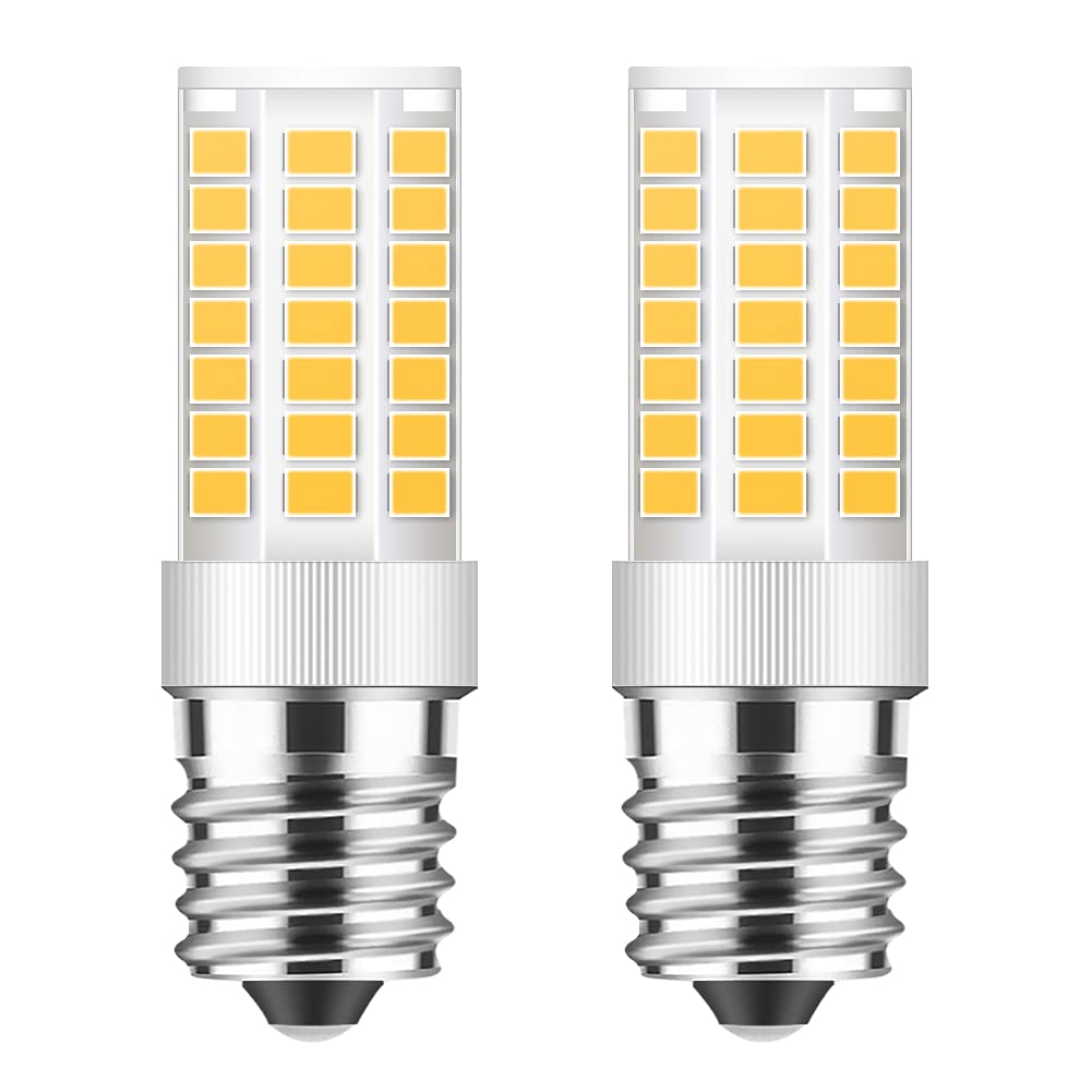 Taiyaloo E17 Led Bulb Dimmable, 5W Microwave Oven Bulb, Warm White 3000K, 40W Halogen Bulb Replacement For Microwave, Over Stove
