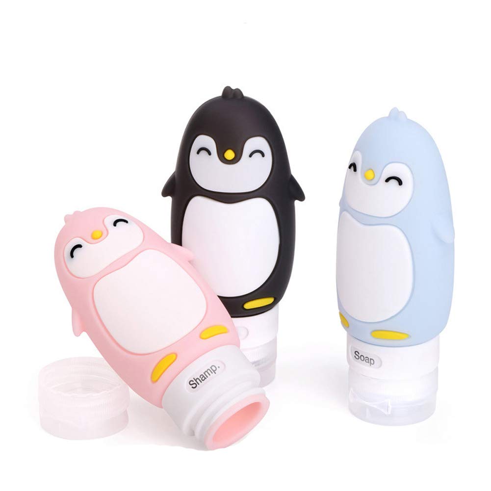 Heicat Travel Bottles Set For Liquids, Tsa Approved Leak Proof Silicone Cosmetic Travel Containers, For Shampoo, Conditioner, Lo