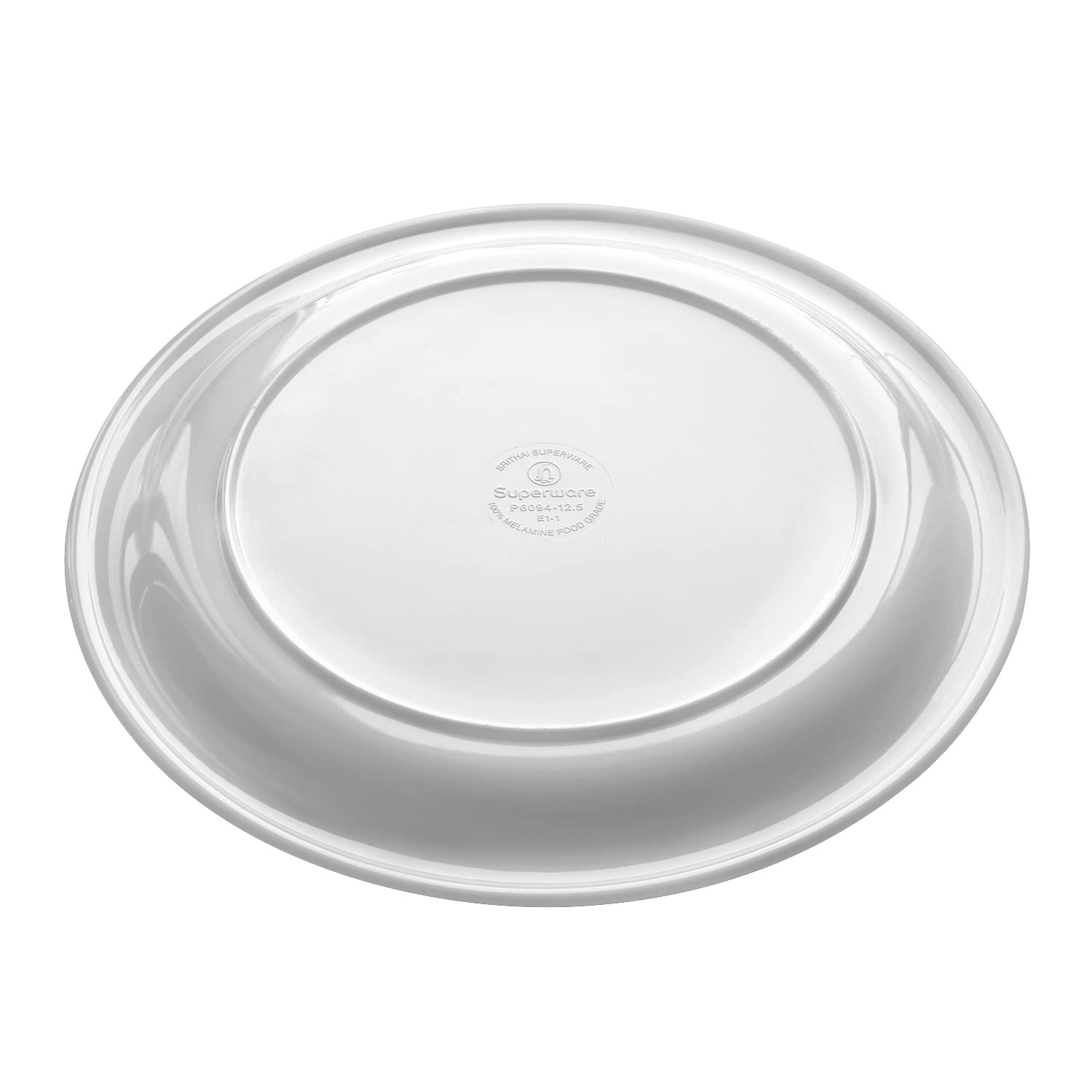 Superware | Pure Melamine | Dinner Plate Set  Forgetmenot 11 (6 Nos.) | Stain Free, Glazed Finish