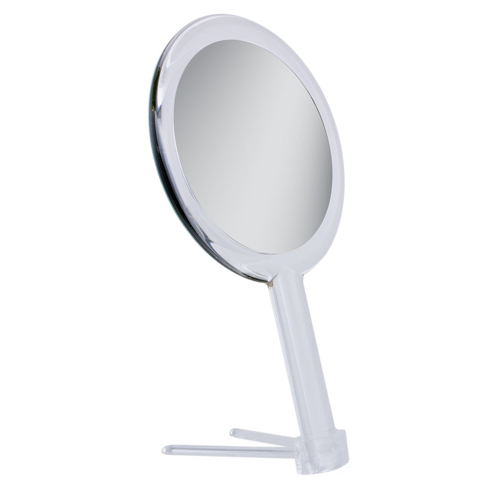 Zadro Acrylic Hand Mirror With 1X - 5X Magnification, Acrylic Finish, 7 Inch