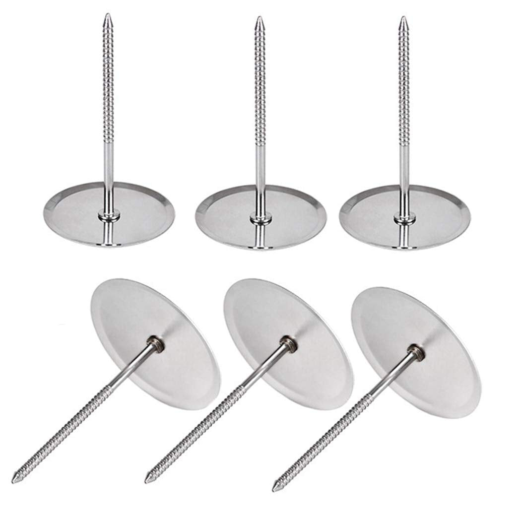 6Pcs Cake Flower Nail Trays Holder Stainless Steel Cake Decorating Supplies Flower Lifters For Icing Flowers Decoration Cake Bak