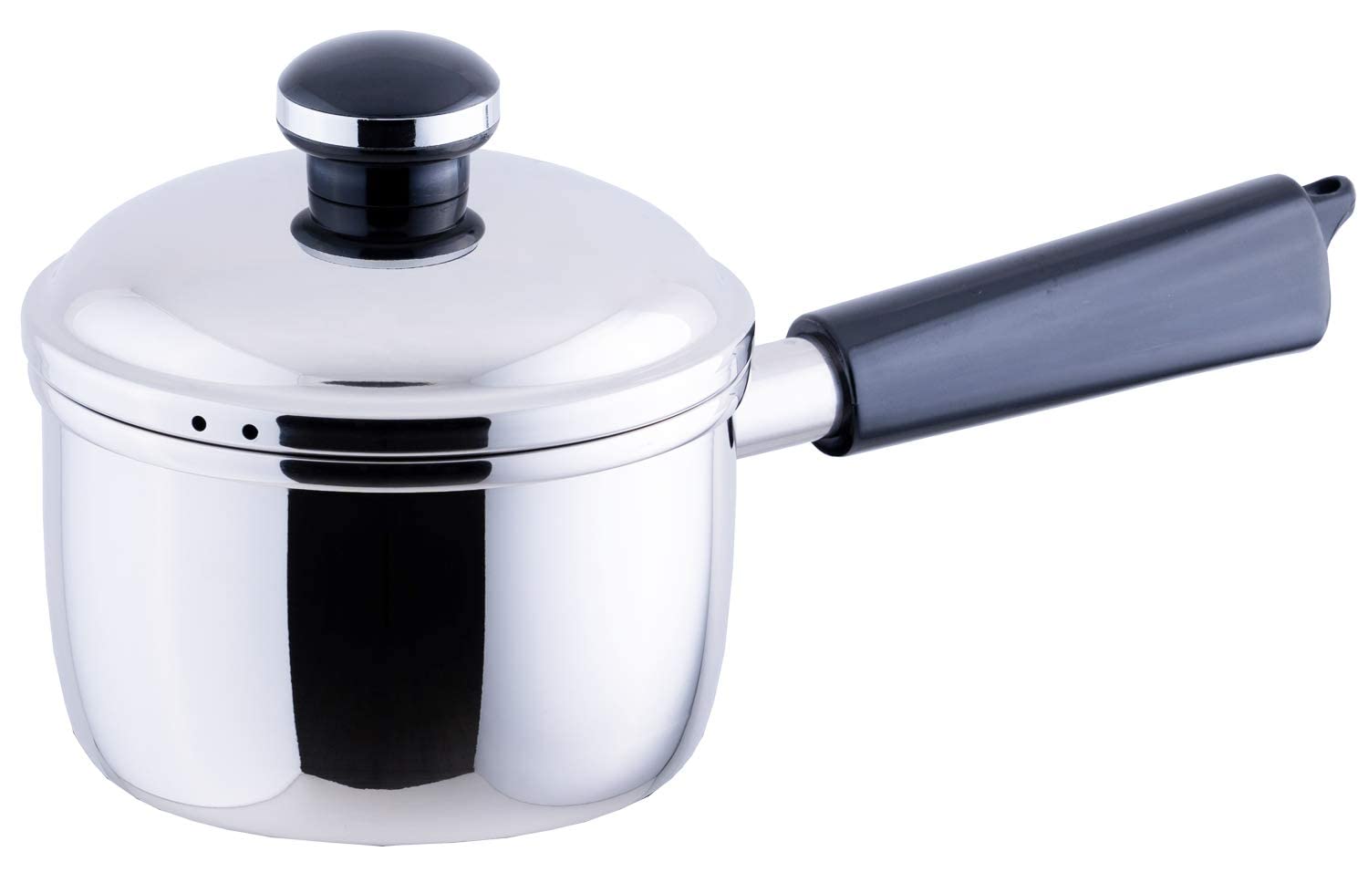 Miyazaki Seisakusho OJ1 Objet OneHanded Pot, Milk Pan, 4.7 inches (12 cm), Made in Japan, Induction Compatible, Lightweight