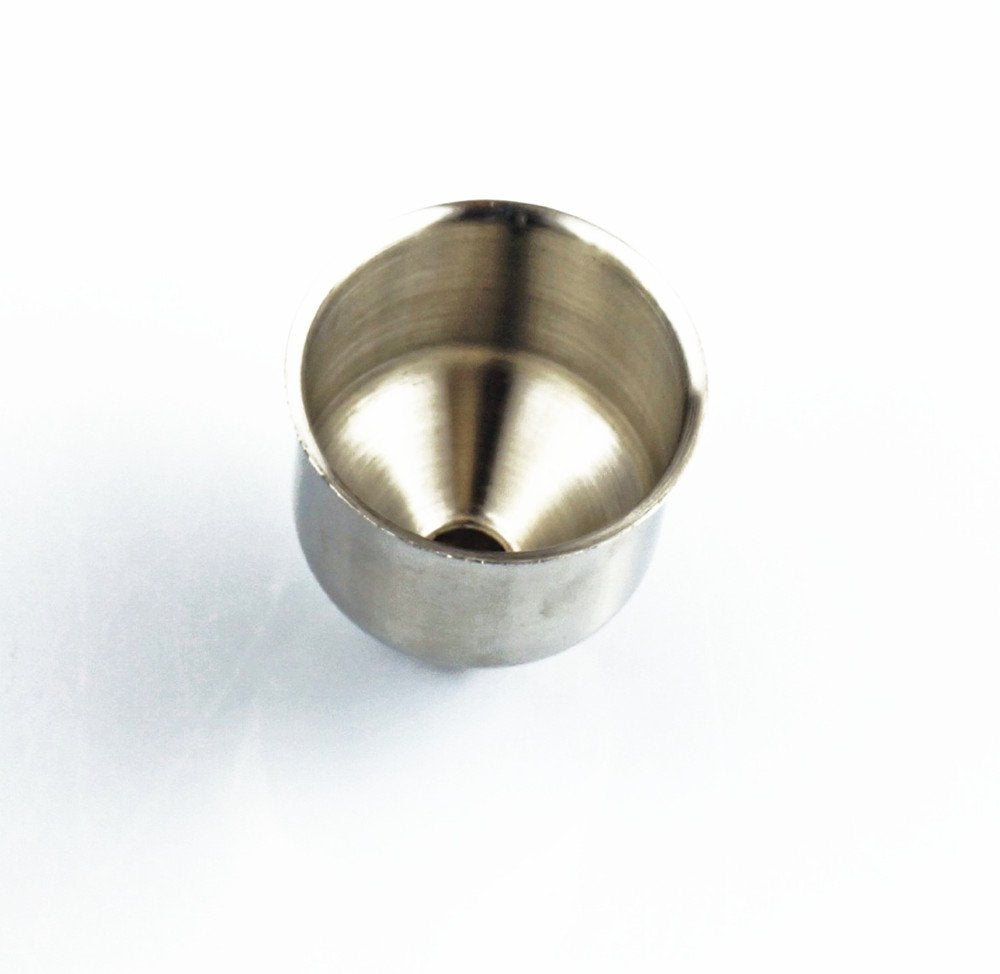 Yueton Pack Of 6 Stainless Steel Mini Funnel For Essential Oil Bottle, Flasks