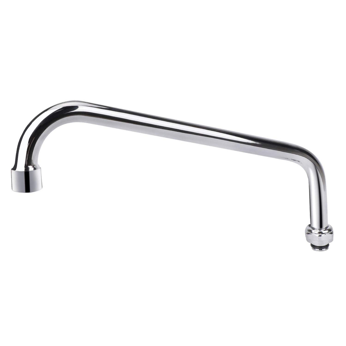 Kwode 14    Swivel Spout Replacement Kit For Commercial Kitchen Sink Faucet With Swing Nozzle Stainless Steel Add-On Spout Chrom