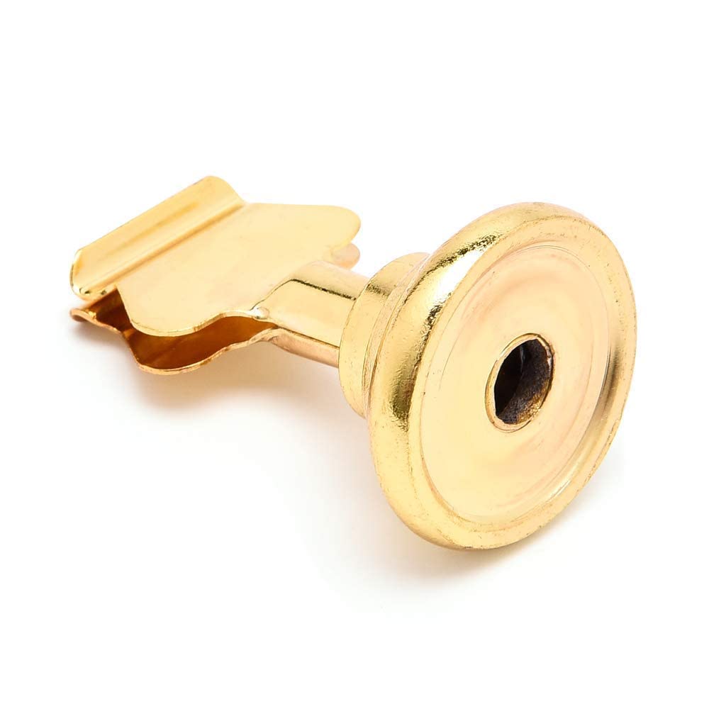 Urban Deco 16 Pieces Table Card Holder Place Card Holders 1.7 Inches Gold Steel Card Holders For Photos, Food Signs, Memo Notes,