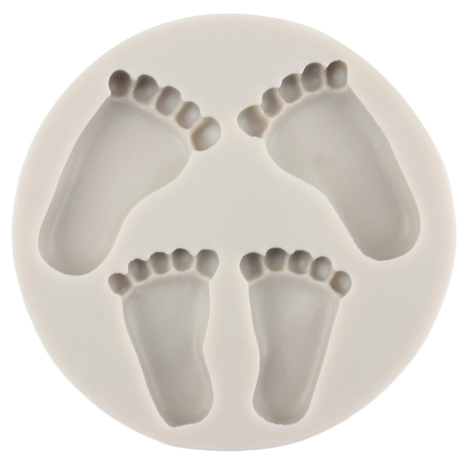 Sijiangmold Baby Silicone Fondant Molds Baby Foot Fondant Mold Baby Hand Silicone Molds For Baby Shower Cupcake Topper Cake Deco