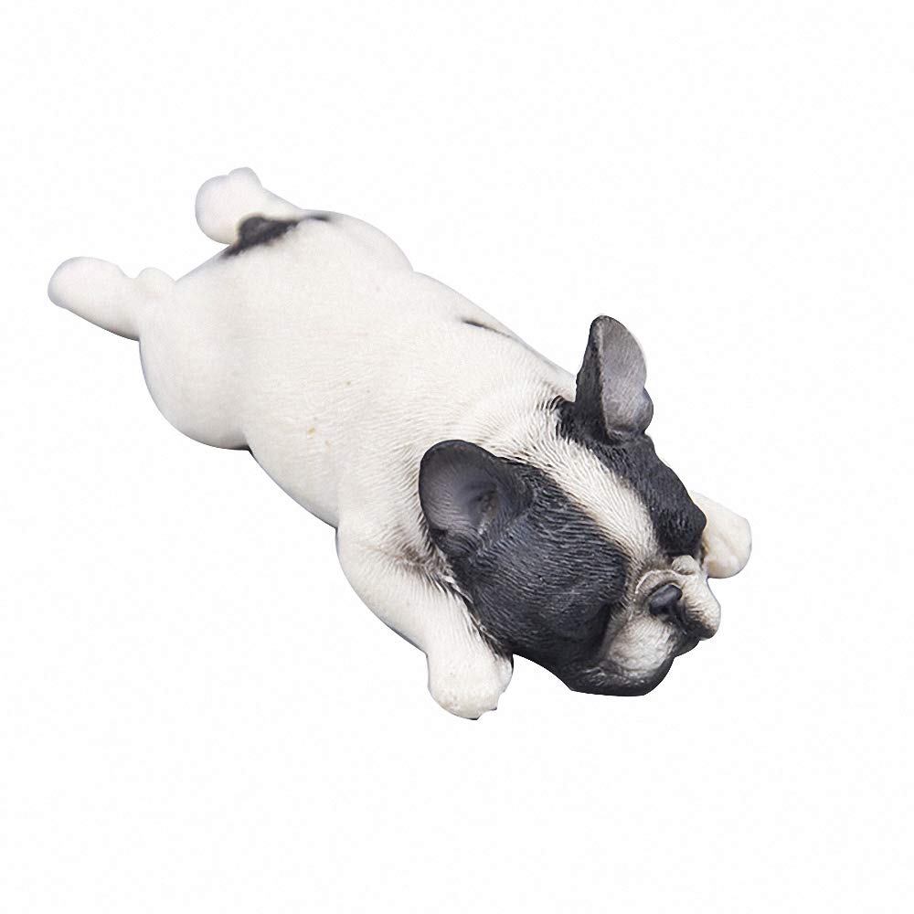 Fewo 6-Cavity Sleeping Dog Corgi And French Bulldog Silicone Mold For Fondant Chocolate Candy Gum Paste Polymer Clay Resin Kitch