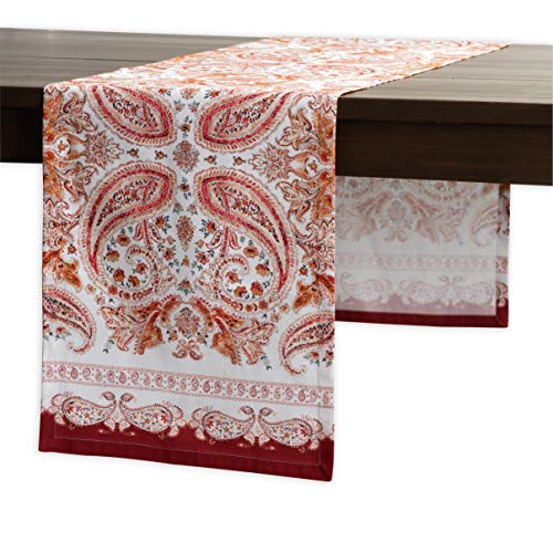 Maison D' Hermine Table Runner 100% Cotton 14.50Inch X 108Inch Decorative Table Runners, Dining, Kitchen, Parties & Camping, Ori