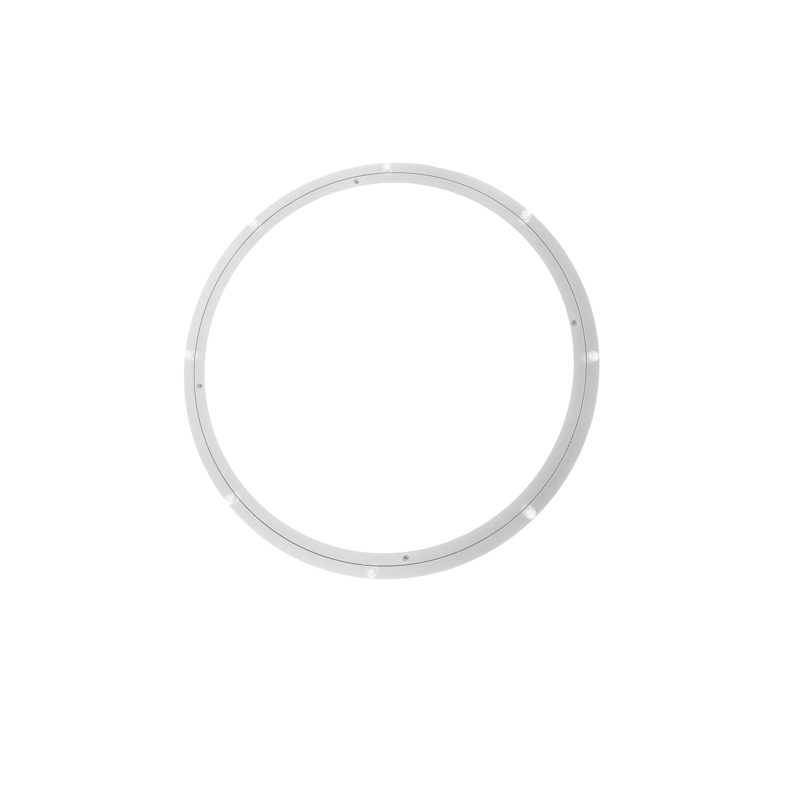 Dailydanny Aluminum Heavy Duty Lazy Susan Rotating Turntable Bearing Swivel Plate Hardware For Dining-Table (24 Inch (12Mm))