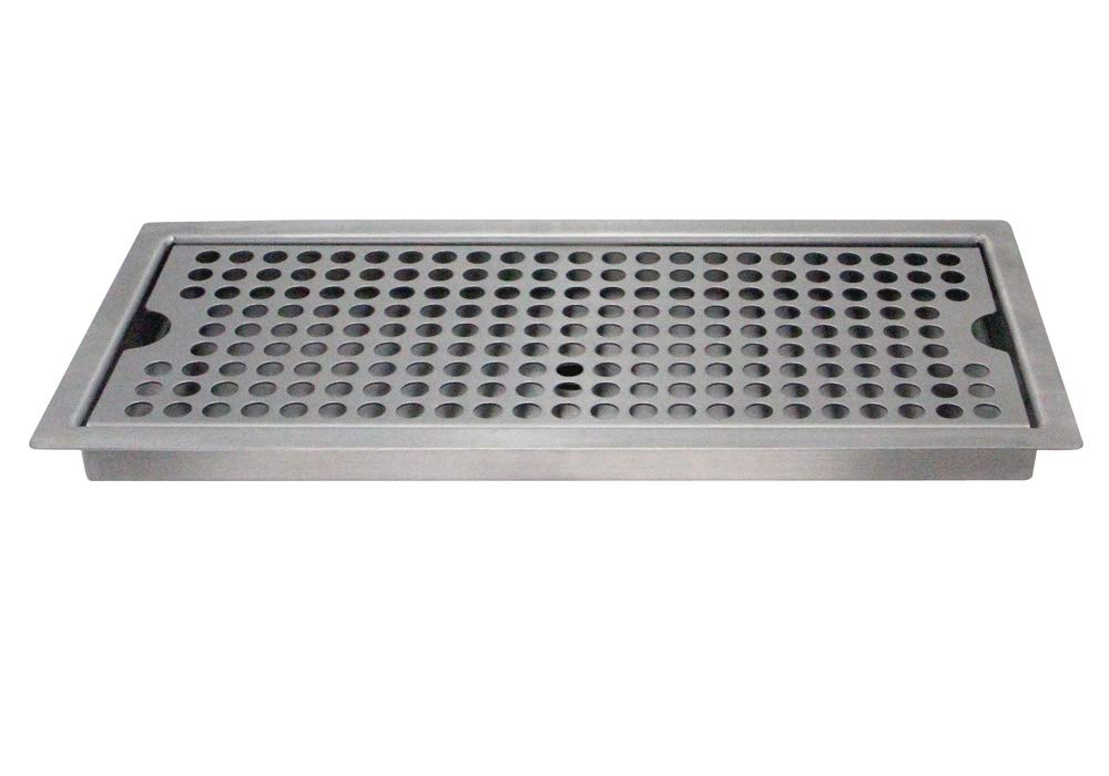 Kegco Sedp-220D Drip Tray, 12'', Stainless Steel