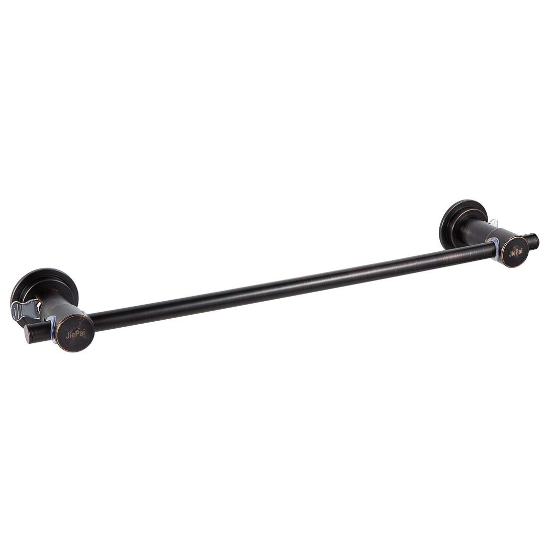 Jiepai Suction Cup Towel Bar 24 Inch Oil Rubbed Bronze,Removable Modern Vacuum Suction Towel Holder For Bathroom Door Adhesive T