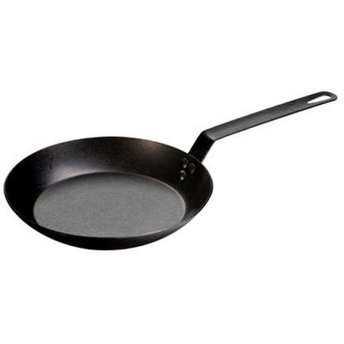 Lodge Carbon Steel Skillet, Pre-Seasoned, 10-Inch , Black